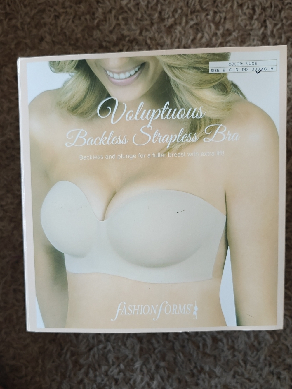 Fashion Forms Voluptuous Backless Strapless Bra - Nude